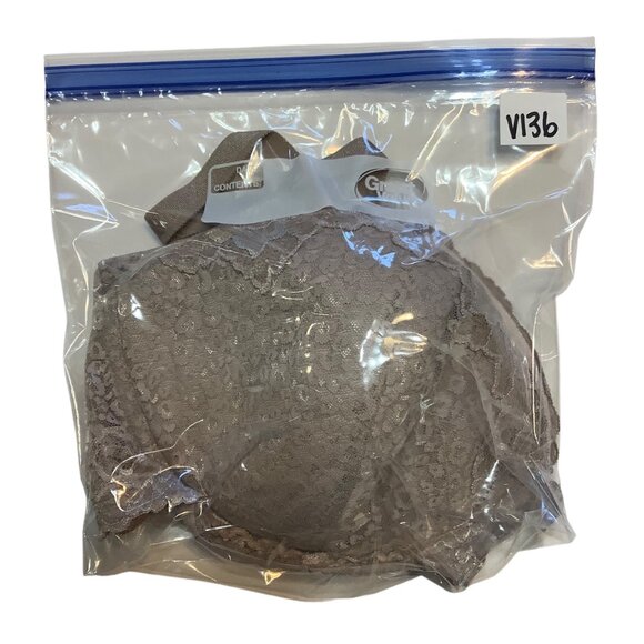 Torrid 42DD Lace Underwire Bra In Taupe Adjustable Straps FLAW - Picture 5 of 5